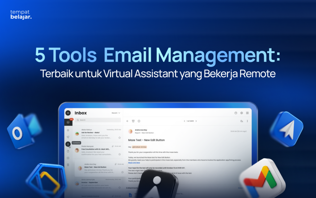 5 Tools Email Management Terbaik untuk Virtual Assistant yang Bekerja Remote
