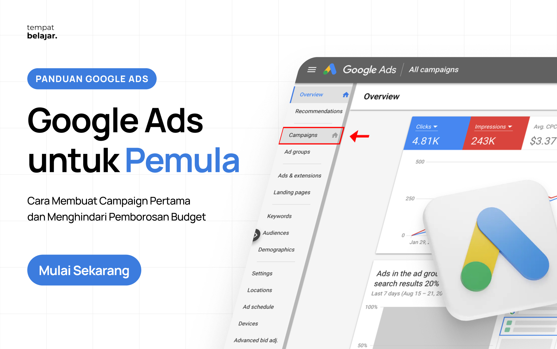 Google Ads untuk Pemula: Cara Membuat Campaign Pertama dan Menghindari Pemborosan Budget