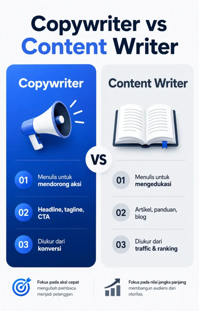 Copy vs content writer