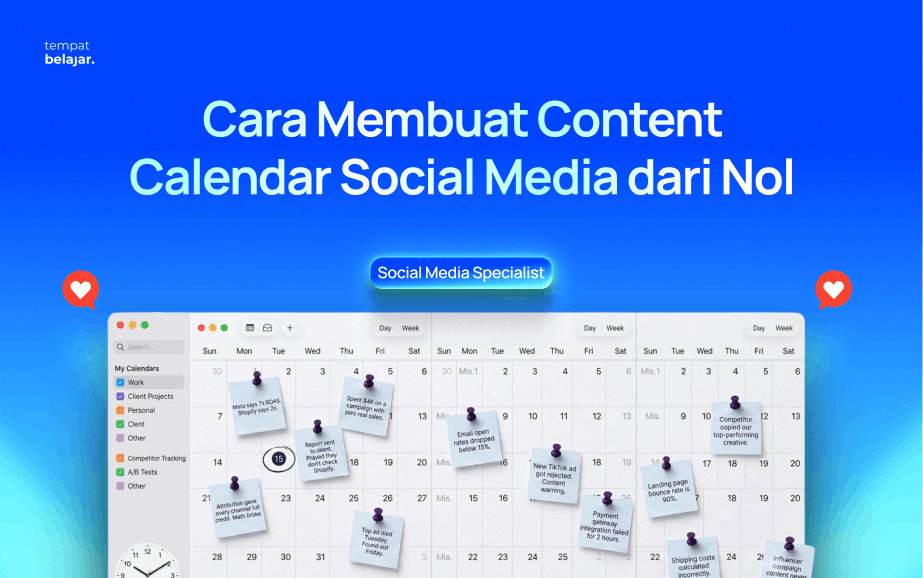 Cara Membuat Content Calendar Social Media dari Nol
