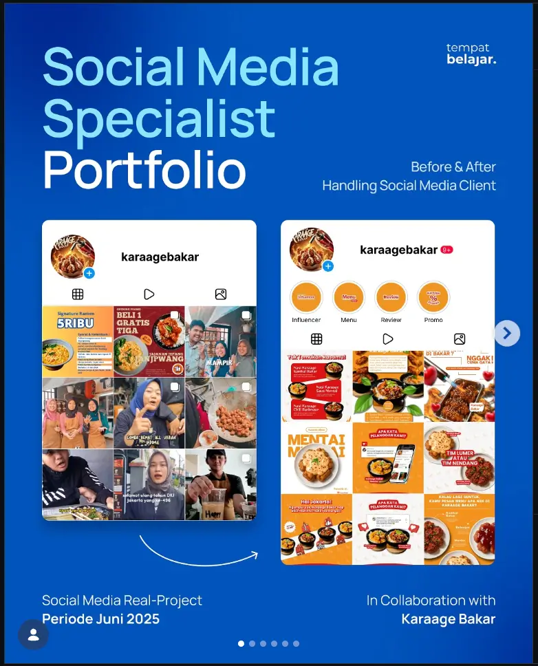 Portofolio social media specialist