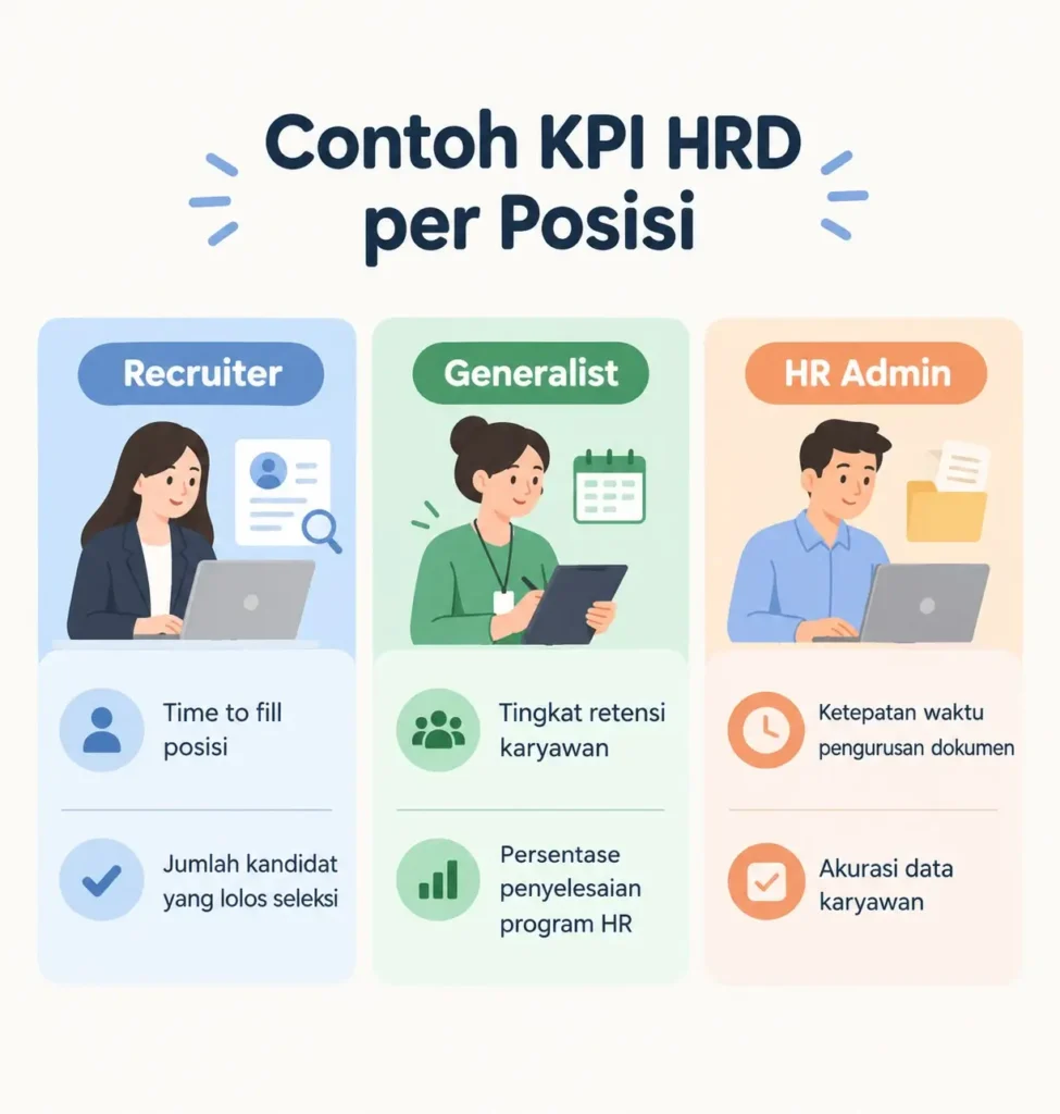 Ilustrasi Perbedaan KPI HRD per Posisi